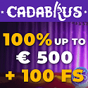 Cadabrus Casino 200 free spins and €/$500 welcome bonus