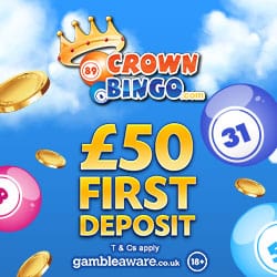 Crown Bingo Review - free spins, bonus games, promotions