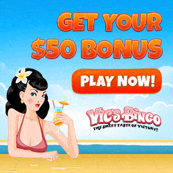 Vics Bingo $50