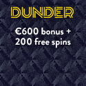 Dunder Casino 200 free spins and 600 EUR welcome bonus