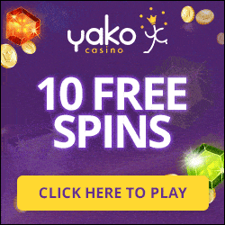 Yako Casino 232 free spins and $333 welcome bonus