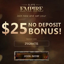 Slots empire casino no deposit bonus online