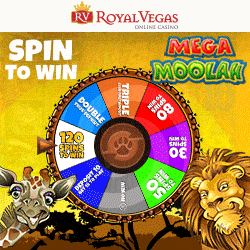 Royal Vegas Casino 120 free spins and $1200 welcome bonus