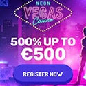 Neon Vegas Casino 500 free spins and 500 EUR/USD welcome bonus