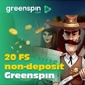 Greenspin.Bet Casino 20 no deposit free spins plus 300 Free Spins and €5000 Welcome Bonus