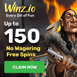Winz.io Casino 300 Free Spins Bonus No Wagering Required