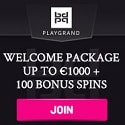 PlayGrand Casino 100 free spins and €1,000 welcome bonus