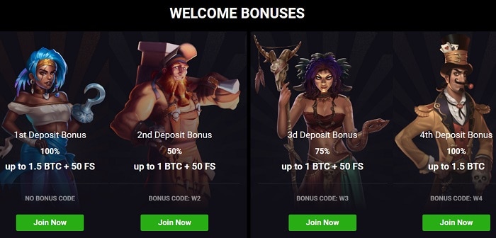 Welcome Bonuses