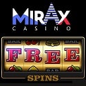 Mirax Casino 40 Free Spins no deposit + €/$6,000 or 5 BTC welcome bonus + 150 Gratis Spins