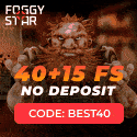 FoggyStar Casino 50 free spins and €50,000 Welcome Bonus + 40 no deposit free spins