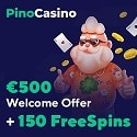 Pino Casino 150 free spins and €500 welcome bonus