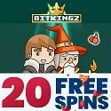 BitKingz Casino 20 no deposit free spins and €/$€3000 welcome bonus plus 200 free spins