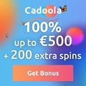 Cadoola Casino 200 free spins and €/$500 welcome bonus