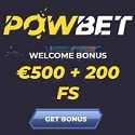 Powbet Casino 200 free spins and €/$500 welcome bonus