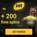 Zet Casino 200 free spins and €/$500 welcome bonus