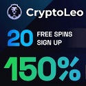 CryptoLeo Casino 20 Free Spins No Deposit Bonus + 150% up to $3000 or 1 BTC