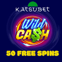 KatsuBet Casino 50 free spins no deposit and $5000 or 5 BTC welcome bonus + 100 gratis spins