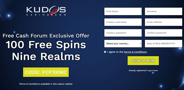 Play 100 gratis spins now! 