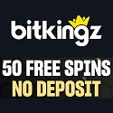 BitKingz Casino 50 no deposit free spins and €/$€3000 welcome bonus plus 200 free spins