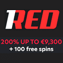 1Red Casino 200% up to €9,300 Welcome Bonus + 100 Free Spins. High Roller Welcome Bonus, Daily Cashback, Weekend Reload Bonus, Tournaments, Jackpots, Quests, Lottery, and VIP Program.