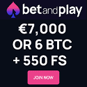 BetandPlay Casino 20 Free Spins No Deposit Required plus €7,000 or 6 BTC Welcome Bonus and 550 Free Spins. Crypto Welcome Bonus, Sports Welcome Offer, Spin and Win Mondays, Tuesday Spins Rush, Wednesday Reload, Thursday Bonanza, Weekend Spin Fest, High Roller Bonus, Lucky Spin, Telegram Casino Bonus, and VIP Program.