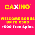 Caxino Casino 500 free spins and €500 welcome bonus. No deposit bonuses, gratis spins, tournaments, cashback, instant deposits, fast payouts, and VIP program.