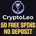 Cryptoleo Casino 50 free spins no deposit bonus code: SPICY50FS. Plus, €5,000 Welcome Bonus + 200 Free Spins. High Roller Bonus, Rakeback Promotion, Cashback, Lottery, Tournament, Drops & Wins, Bonus Wheel, and VIP Club.