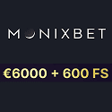 Monixbet Casino €6,000 High Roller Welcome Bonus + 600 Free Spins on deposit. Cashback, promo codes, reload bonuses, gratis spins, tournaments, and VIP program.