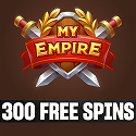 MyEmpire Casino 100% up to €800 welcome bonus + 300 free spins + 1 Bonus Crab. Plus, crypto welcome offer, live cashback. weekly reload bonus, live trivia game, tournaments, and VIP rewards.