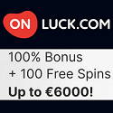 OnLuck Casino 100% up to €6,000 Welcome Bonus and 100 Free Spins. Exclusive promotions, no deposit bonus, cashback specials, reload bonuses, tournaments, and VIP Program.