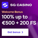 SG Casino and Sportsbook 100% up to €500 welcome bonus plus 200 free spins and 1 Bonus Crab. Weekly Cashback, Reload Bonus, Extra Free Spins, Cashback, Daily Drops & Wins, Free Bets and VIP Rewards.