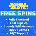 Samba Slots Casino 200% up to €5,000 welcome bonus + 50 free spins on Le Bandit. Exclusive no deposit bonus, cashback, Combi Boost, Drops & Wins, tournaments, and VIP program. Instant payments.