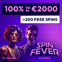 SpinFever Casino 200 free spins and €2,000 welcome bonus. Plus, Motown Monday, Groovy Wednesday, Wicked Thursday, Friday Fever, Saturday Night Spins, Boogie Down Boost, High Roller Hustle, Crypto Bonus, Drops & Wins, and VIP Club.