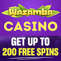 Wazamba Casino 100% up to €500 welcome bonus plus 200 free spins and 1 Bonus Crab. No deposit bonuses, promo codes, loyalty rewards, VIP program, and fast payments.