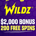 Wildz Casino 20 free spins no deposit bonus! Plus, 200 free spins and 100% welcome bonus up to €500 or $2,000. Loyalty Rewards, Levelz, Wildz Sports, Live Casino, Jackpot Games, Tournaments, Promo Codes, Gratis Spins, and VIP Program. Fast payments, fully licensed.