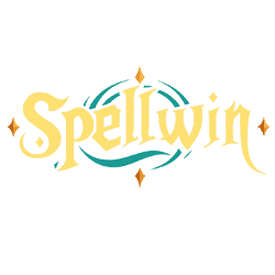 Free Spins Gratis logo featuring playful Gothic font and magical design elements for online casino promotions and free spin offers.