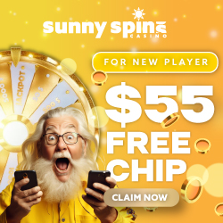 Claim free spins to SunnySpins!